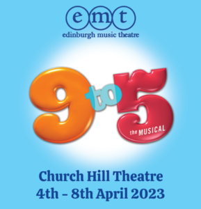 A brightly-coloured image showing the official logo for the musical